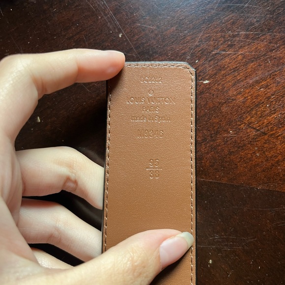 LOUIS VUITTON BELT , vachetta leather - Picture 5 of 7